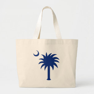 Bolso De Tela Gigante Árbol del Palmetto de Carolina del Sur