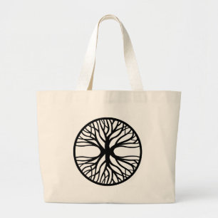 Bolso De Tela Gigante Árbol del tatuaje de la vida