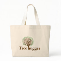 Árbol Hugger con ilustracion de árbol