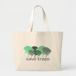 Bolso De Tela Gigante ¡Árbol Hugger! ¡Diseño lindo de los árboles!