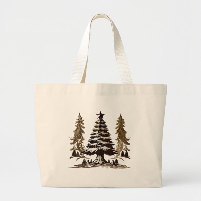 Bolso De Tela Gigante Árbol mágico (Frente)