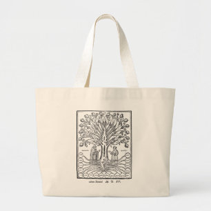 Bolso De Tela Gigante Árbol medieval de las ciencias