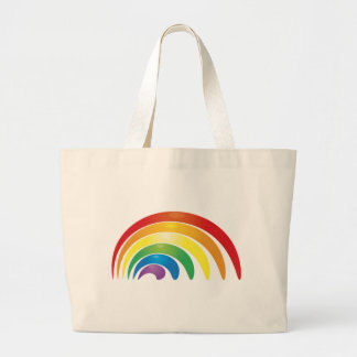 Bolso De Tela Gigante Arco iris
