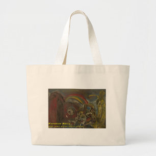 Bolso De Tela Gigante arco iris brite