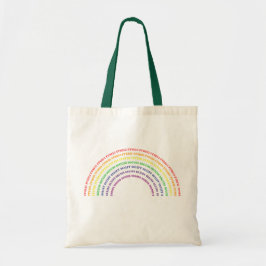 Bolso De Tela Gigante Arco iris del maleficio