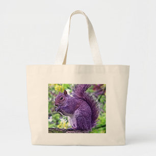 Bolso De Tela Gigante Ardilla púrpura