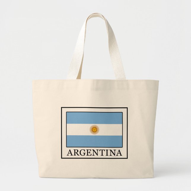 Bolso De Tela Gigante Argentina (Frente)