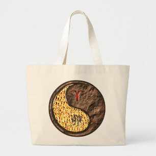 Bolso De Tela Gigante Aries y Earth Rabbit