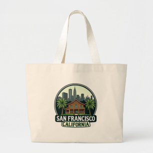 Bolso De Tela Gigante Armonía Urbana y Natural de San Francisco-