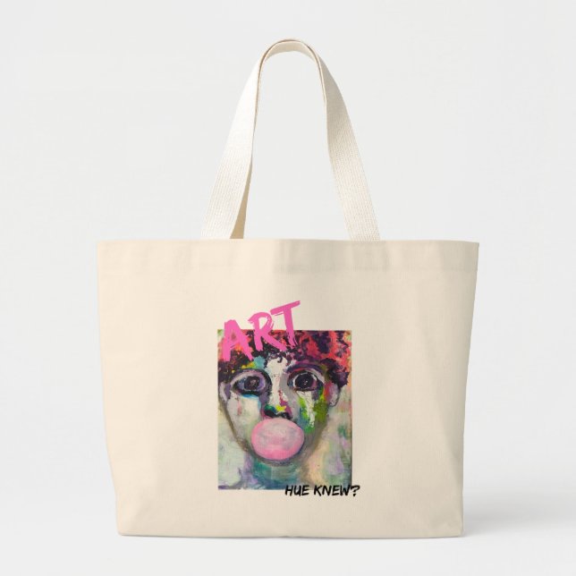 Bolso De Tela Gigante art tote (Frente)