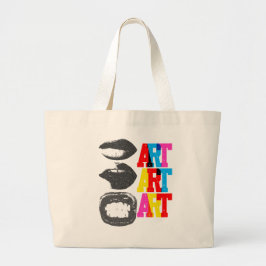 Bolso De Tela Gigante Art Tote