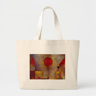 Bolso De Tela Gigante Arte abstracto colorido globo rojo Paul Klee 