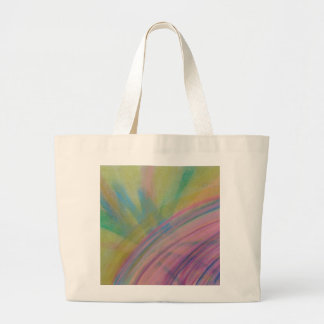 Bolso De Tela Gigante Arte abstracto colorido único P9