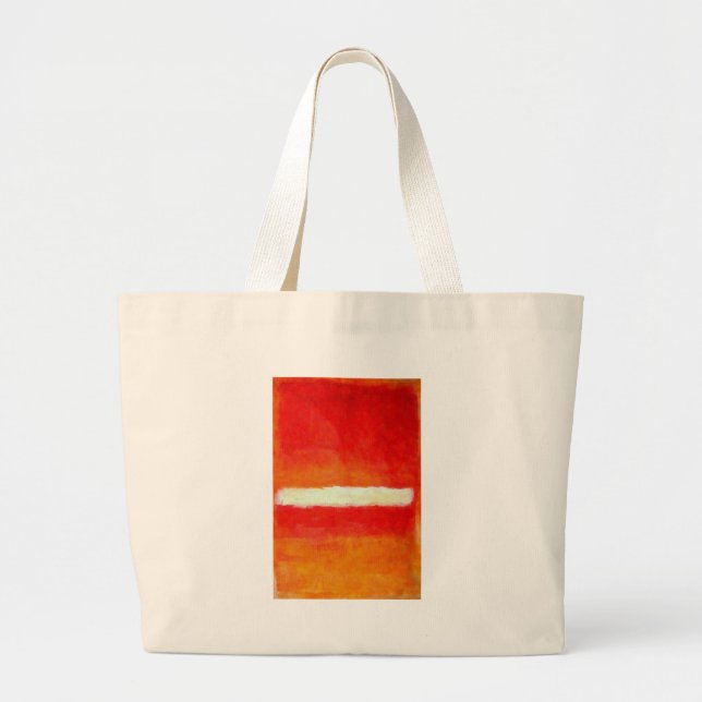 Bolso De Tela Gigante Arte abstracto moderno - estilo Rothko (Frente)