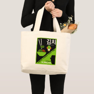 Bolso De Tela Gigante Arte de cocina kimchi coreana