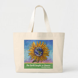 Bolso De Tela Gigante Arte de la Tierra del girasol