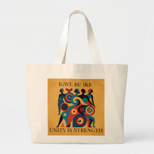 Bolso De Tela Gigante Arte geométrico abstracto de mujeres africanas ret