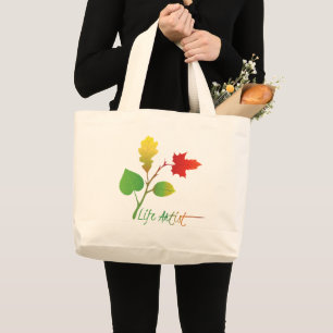 Bolso De Tela Gigante Arte, Haz de la Vida Arte: Artista de la Vida, Esl