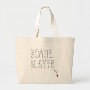 Bolso De Tela Gigante Asesino del zombi