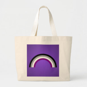 Bolso De Tela Gigante Asexualidad orgullo arco iris Mochila