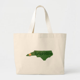 Bolso De Tela Gigante Asheville verde