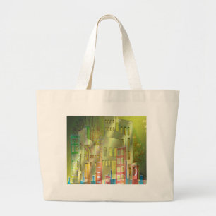 Bolso De Tela Gigante Asombrosa arquitectura accesorios de arte urbano