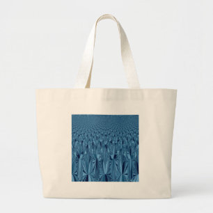 Bolso De Tela Gigante Asombroso arte irlandés del Kaleidoscopio Azul