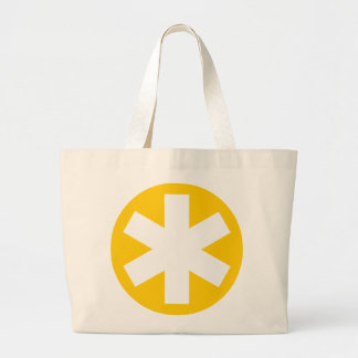 Bolso De Tela Gigante Asterisk - Amber