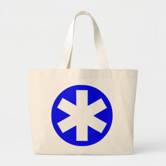 Bolso De Tela Gigante Asterisk - Azul
