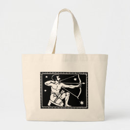 Bolso De Tela Gigante Astrología Zodiaca Antigua Sagittarius Totebag