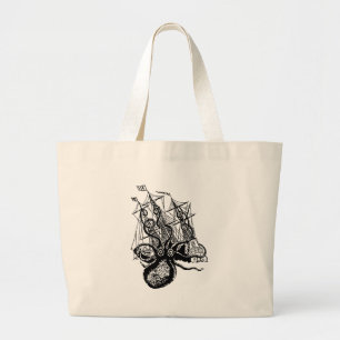 Bolso De Tela Gigante Ataque de Kraken