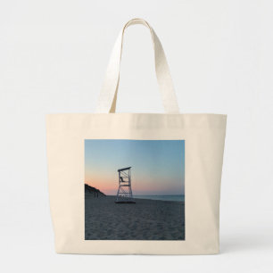 Bolso De Tela Gigante Atardecer en Cape Cod Beach