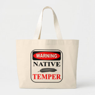 Bolso De Tela Gigante Atención