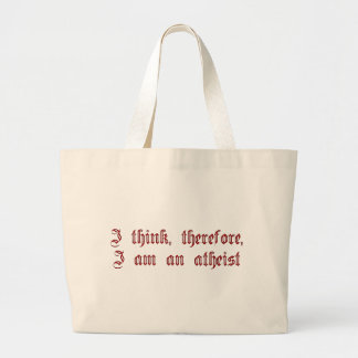 Bolso De Tela Gigante Atheist Cogito