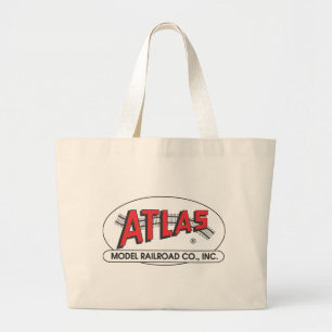 Bolso De Tela Gigante Atlas Model Railroad Company, Inc. Logo