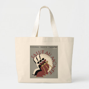 Bolso De Tela Gigante Au Monde de Salut