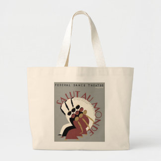 Bolso De Tela Gigante Au Monde de Salut