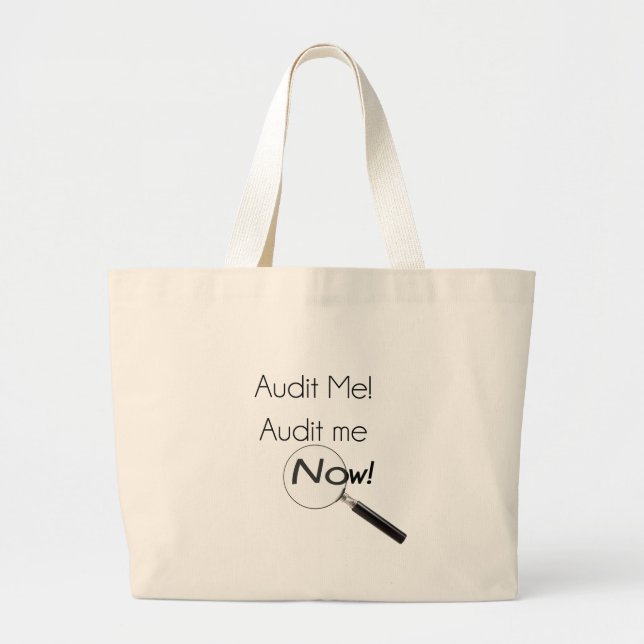 Bolso De Tela Gigante ¡Audítame! (Frente)