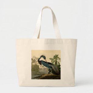 Bolso De Tela Gigante Audubon Louisiana Heron Birds America Art