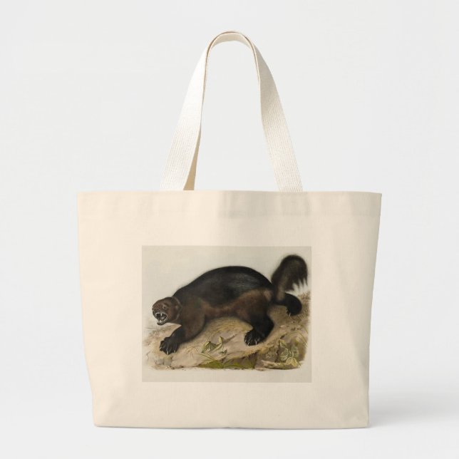 Bolso De Tela Gigante Audubon - Wolverine (Frente)