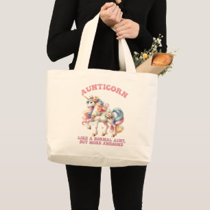 Bolso De Tela Gigante Aunticorn Guay