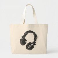 auriculares con DJ de música negra