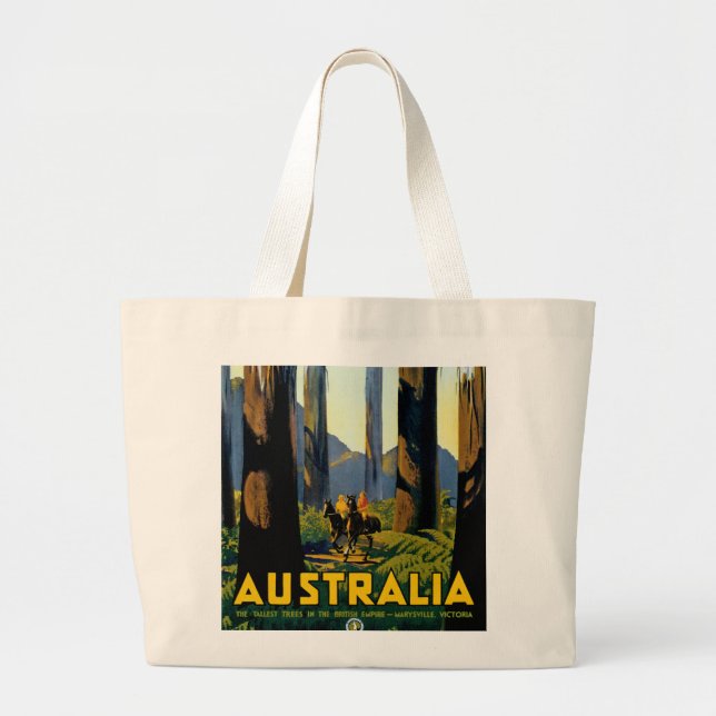Bolso De Tela Gigante Australia (Frente)