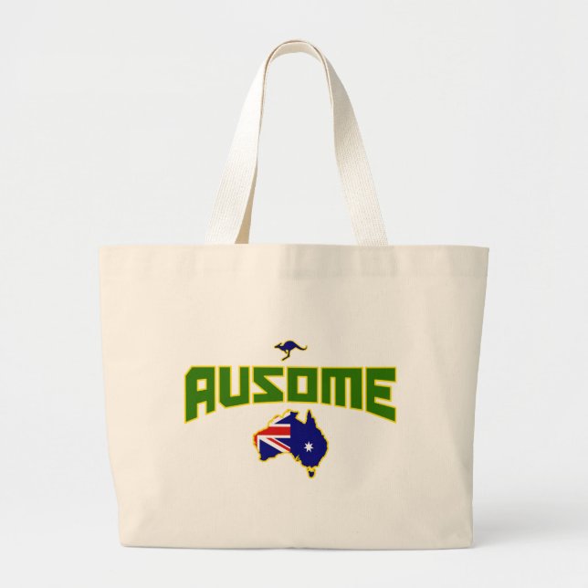 Bolso De Tela Gigante Australia asombrosa (Frente)