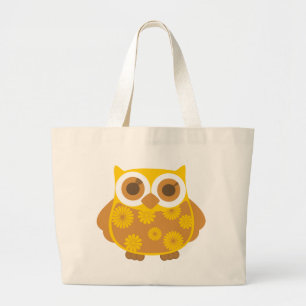 Bolso De Tela Gigante Autumn Owl