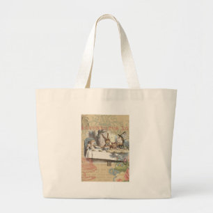 Bolso De Tela Gigante Aventuras de Alicia País de las Maravillas Arte de