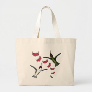 Bolso De Tela Gigante Aves tartamudeadas arrancan el corazón con alas