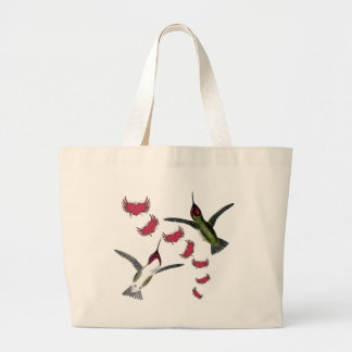 Bolso De Tela Gigante Aves tartamudeadas arrancan el corazón con alas