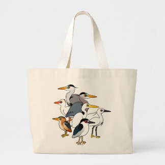 Bolso De Tela Gigante Aves zancudas de encargo
