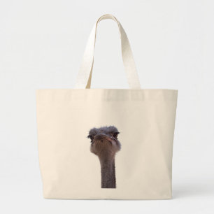 Bolso De Tela Gigante avestruz